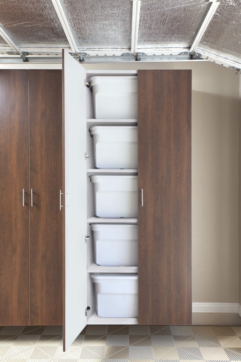Coco-Tall-Cabinet-Door-Open-with-Storage-Bins-scaled