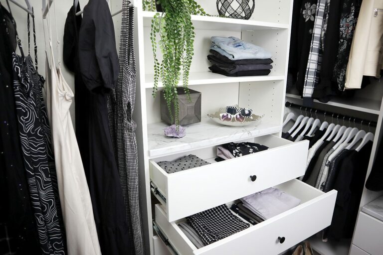 White-Closet-with-Marble-Countertops-Drawers-July-2022